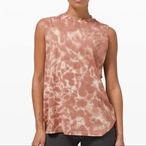 Lululemon All Yours Tank *Tie Dye in Marmoleado Tie Dye Ancient Copper Size 10